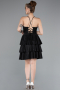 Robe de Cérémonie Courte Noir ABK2357