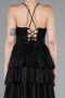 Robe de Cérémonie Courte Noir ABK2357