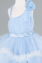 Robe de Soirée Enfants Devant Court Dos Long Bleu clair ABO114