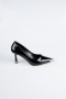 Stiletto Cuir Verni Noir AB1137