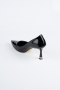 Stiletto Cuir Verni Noir AB1137