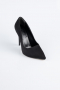 Stiletto Couleur daim Noir ABN1140