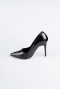 Stiletto Cuir Verni Noir ABR1140