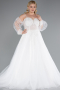 Robes de Mariage Longue Blanc ABG118