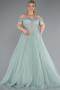 Robes De Soirée Grande Taille Longue Menthe ABU3689