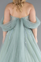 Robes De Soirée Grande Taille Longue Menthe ABU3689