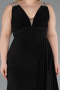 Robe De Soirée Grande Taille Longue Noir ABU4968