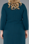 Robe De Invitation Grande Taille Midi Émeraude ABK2197