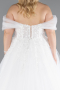 Robe de Mariée Grande Taillev Longue Blanc ABG147