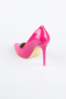 Stiletto Cuir Verni Fushia ABR1140