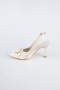Chaussure de soirée Satin Vison MJ9004