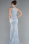 Robe De Soirée Longue Bleu clair ABU4324