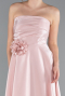 Robe de Cérémonie Midi Satin Poudre ABK2363
