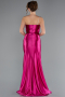 Robe de Soirée Longue Fushia ABU5022