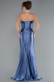 Robe de Soirée Longue Indigo ABU5022