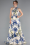 Robe de Soirée Longue Multicolore ABU4686
