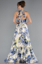 Robe de Soirée Longue Multicolore ABU4686