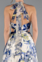Robe de Soirée Longue Multicolore ABU4686