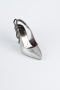 Stiletto Coupe Au Laser Platine MJ4102