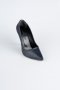 Stiletto Cuir Rouge Bleu Marine AB1140