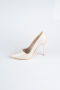 Stiletto Cuir Verni Vison ABR1140
