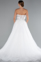 Robe de Mariée Grande Taillev Longue Blanc ABG141