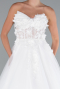 Robe de Mariée Grande Taillev Longue Blanc ABG141