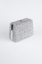 Sac de Soirée Luxe Pierreux Argent KC701