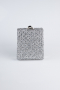 Sac de Soirée Luxe Pierreux Argent KC702