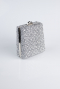 Sac de Soirée Luxe Pierreux Argent KC702