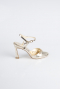 Chaussure de soirée Cuir Verni Or AB1141