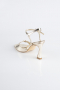 Chaussure de soirée Cuir Verni Or AB1141