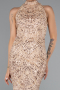Robe De Soirée Longue Or ABU4791
