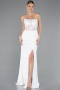 Robe De Soirée Longue Blanc ABU5001