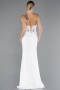 Robe De Soirée Longue Blanc ABU5001
