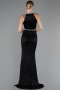 Robe de Soirée Longue Noir ABU4324