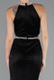 Robe de Soirée Longue Noir ABU4324