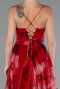 Robe de Soirée Longue Rouge ABU5053