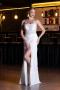 Robe De Soirée Longue Blanc ABU5001