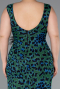 Robe De Soirée Grande Taille Longue Vert ABU5018