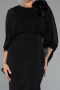 Robe de Cérémonie Midi Noir ABK2382