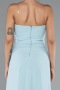 Robe de Soirée Longue Mousseline Menthe ABU5108