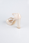 Chaussure Talon Plateforme Satin Or MJS3409