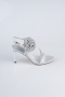 Chaussure de soirée Satin Argent AB1144