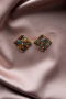 Boucle d'Oreille Vert BJ1040