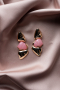 Boucle d'Oreille Rose BJ1042