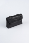 Sac de Soirée Luxe Plâtre Noir V934