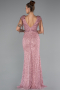 Robe de Soirée Longue Poudre ABU5132