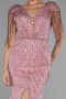 Robe de Soirée Longue Poudre ABU5132
