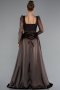 Robe De Soirée Longue Brun foncé ABU4603